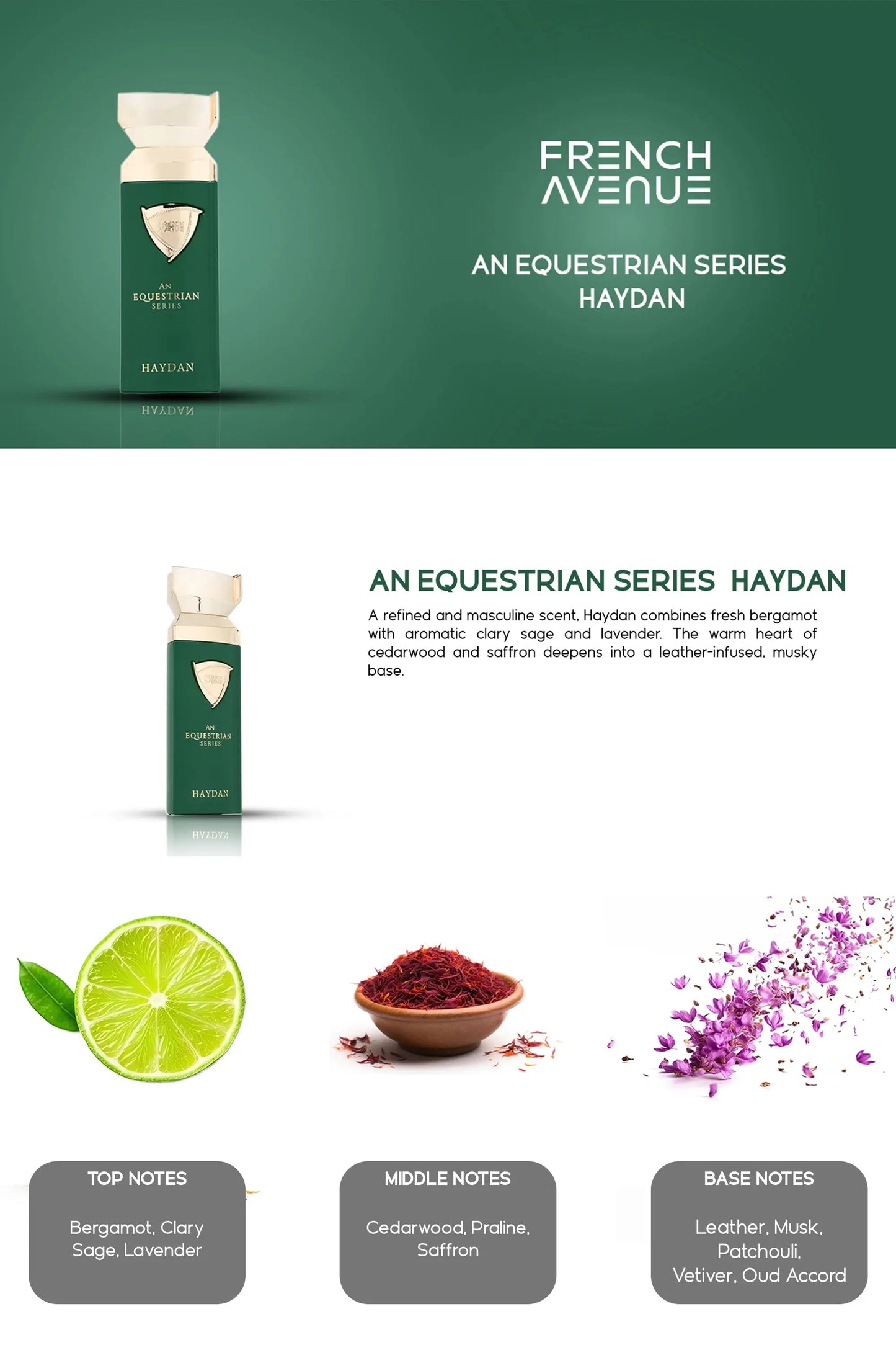 Haydan Equestrian Series French Avenue EDP (100ml)