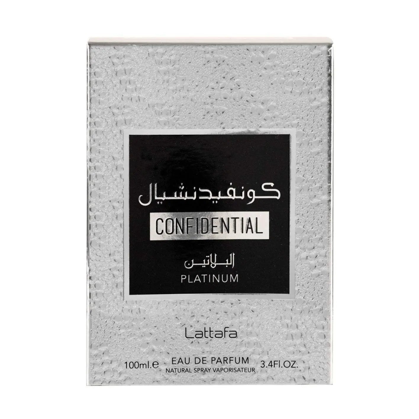Confidential Platinum Lattafa EDP (100ml)