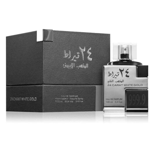 24 Carat White Gold Lattafa EDP (100ml)