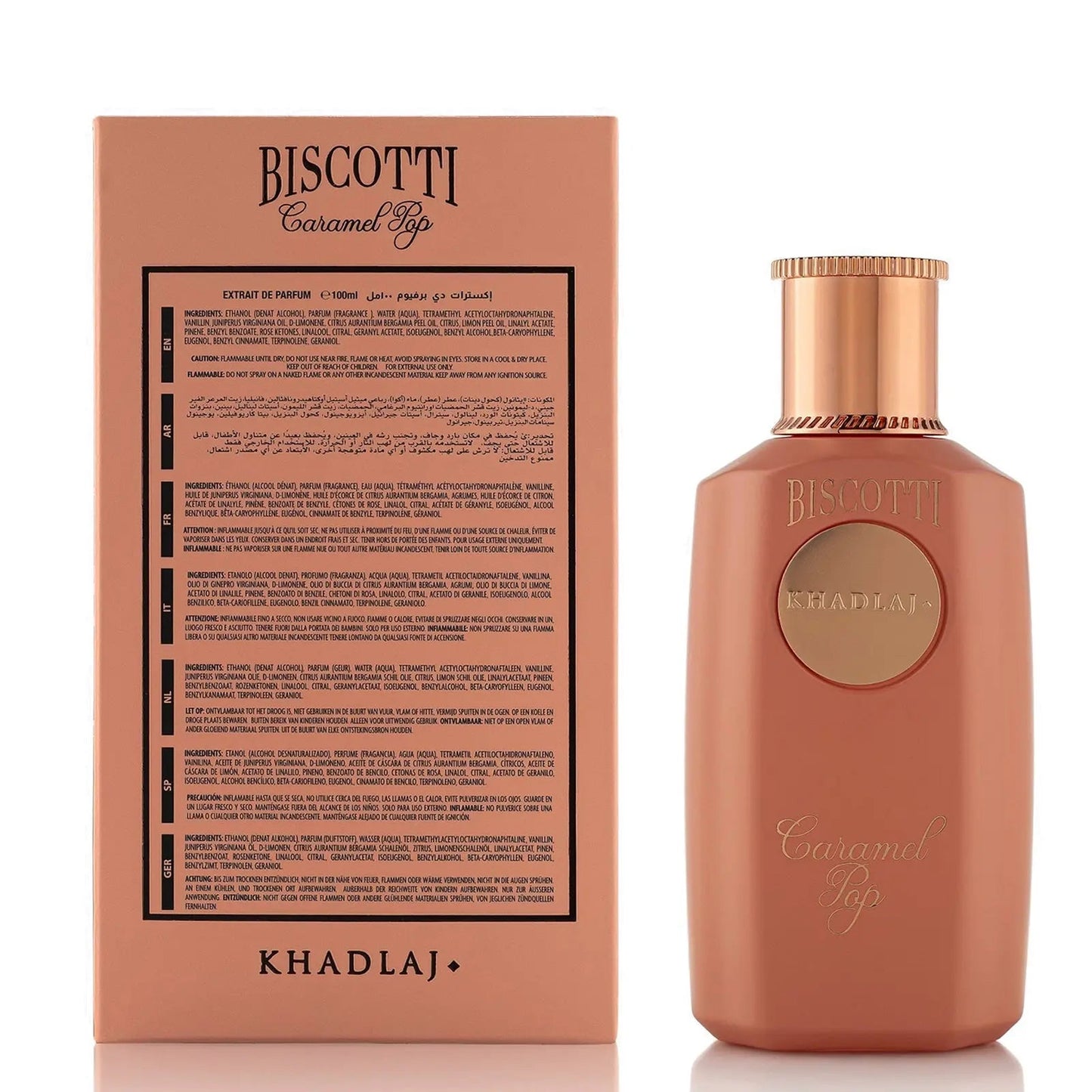 Biscotti Caramel Pop Extrait De Parfum Khadlaj EDP (100ml)