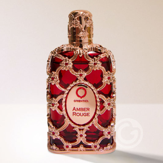 Kit Orientica Amber Rouge EDP (80ml) + Travel Spray + Atomiser + Nécessaire