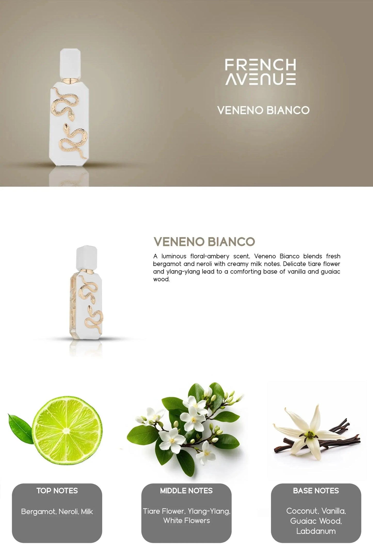 Veneno Bianco French Avenue EDP (100ml)
