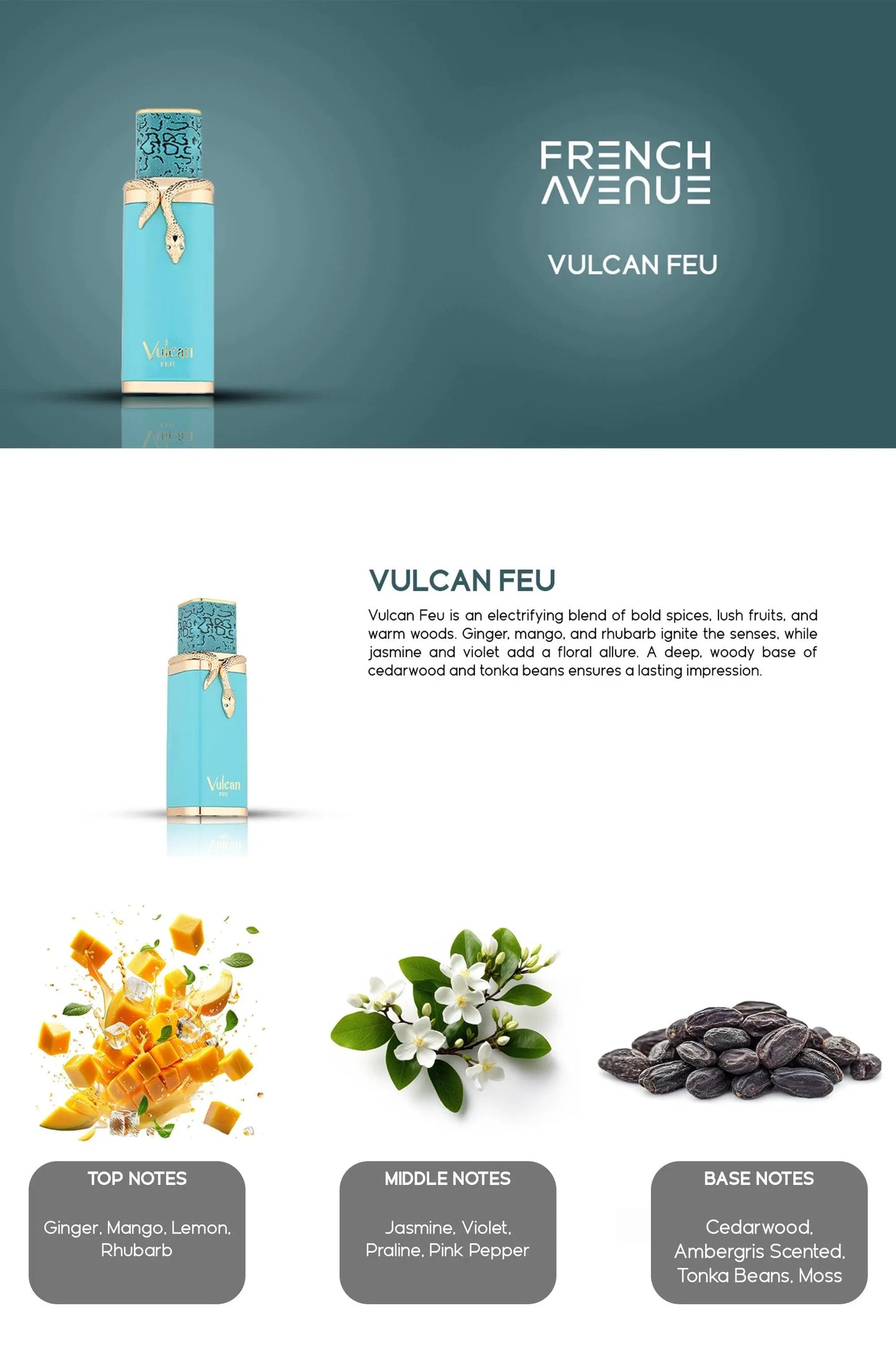 Vulcan Feu French Avenue EDP (100ml)