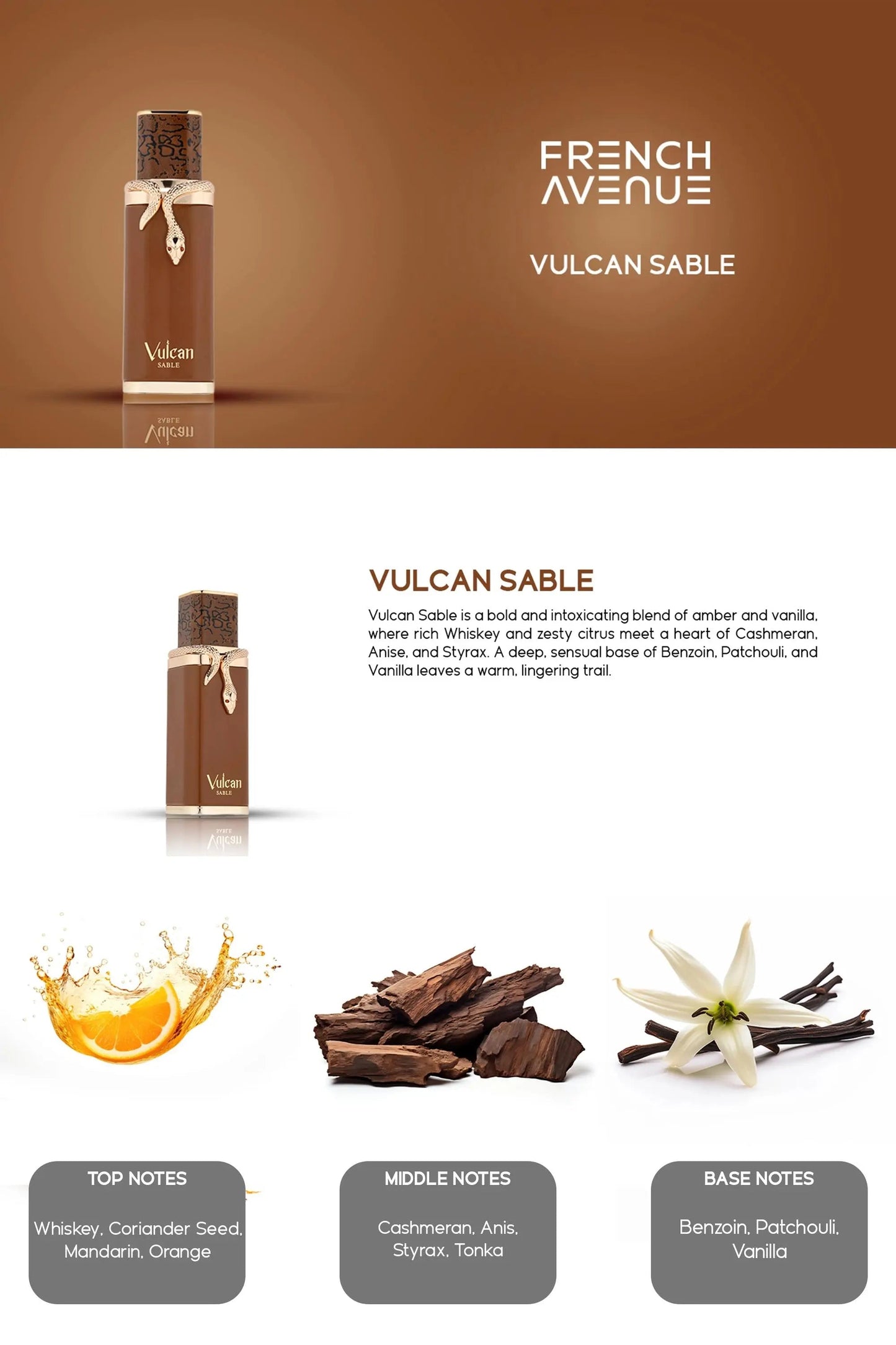 Vulcan Sable French Avenue EDP (100ml)