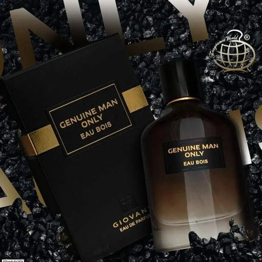 Genuine Man Only Eau Bois Fragrance World EDP (100ml)
